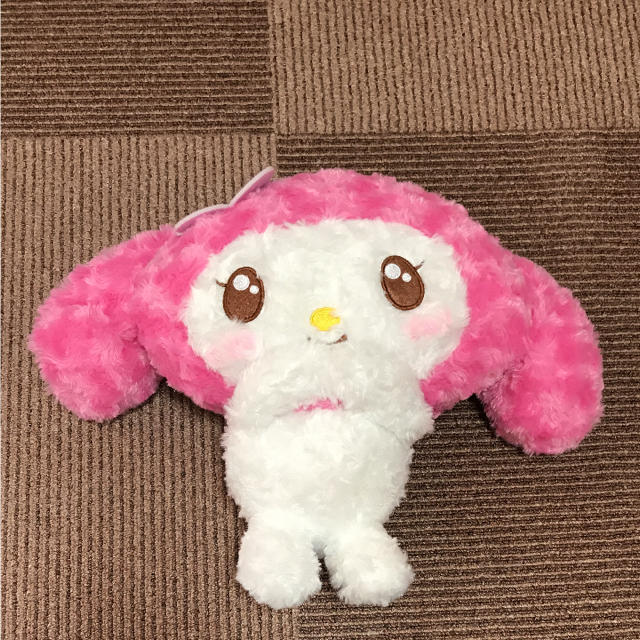 サンリオ(サンリオ)の新品◆マイメロディ ふわふわぬいぐるみ エンタメ/ホビーのおもちゃ/ぬいぐるみ(ぬいぐるみ)の商品写真