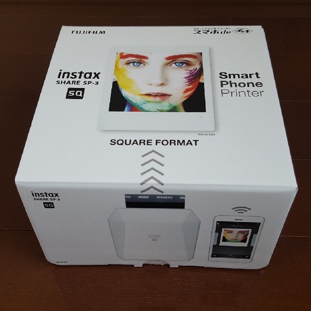 新品 スマホdeチェキ Instax SHARE SP-3 ホワイト - カメラ