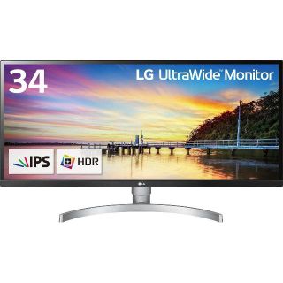 LG モニター ディスプレイ 34WK650-W 34インチ(その他)