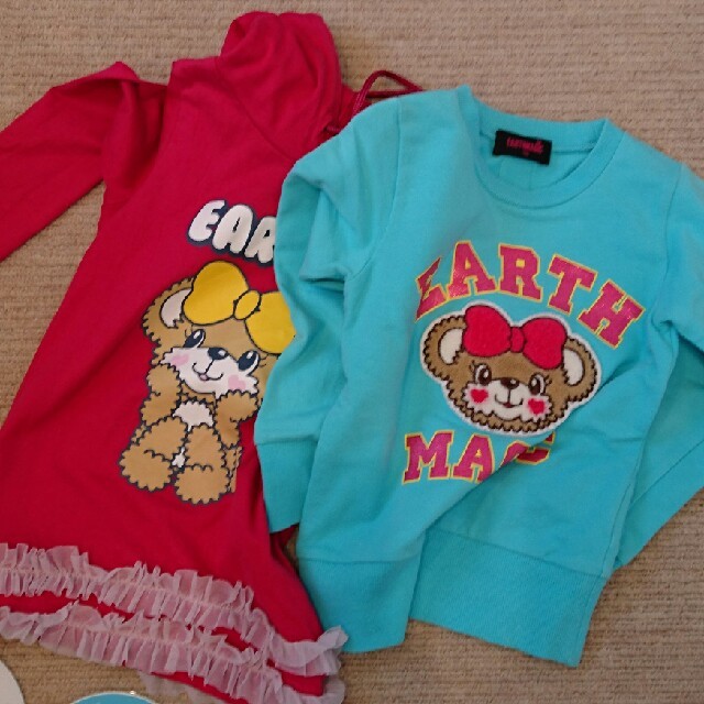 EARTHMAGIC(アースマジック)のあーやん様専用 アースマジック おまとめ キッズ/ベビー/マタニティのキッズ服女の子用(90cm~)(Tシャツ/カットソー)の商品写真