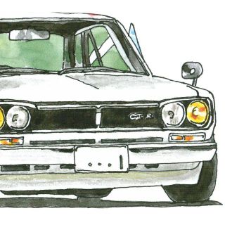 GC-716 BMW530i/M6限定版画サイン有額装済作家平右ヱ門