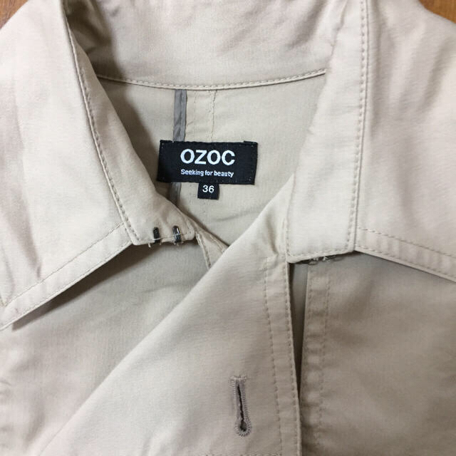 OZOC(オゾック)のオゾック ozoc トレンチコート レディースのジャケット/アウター(トレンチコート)の商品写真