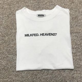 ミルクフェド(MILKFED.)のmilkfed ロゴtシャツ 値下げ不可(Tシャツ(半袖/袖なし))