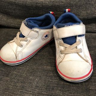 コンバース(CONVERSE)のconverseコンバース 子供靴スニーカー14.5センチ トリコロールカラー(スニーカー)