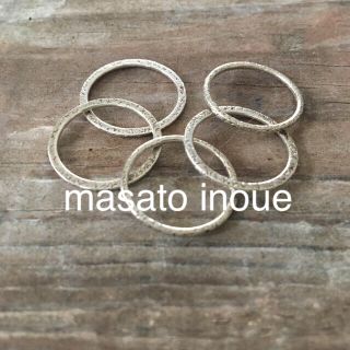 ビームス(BEAMS)のmasato inoue 5連silverリング  #9(リング(指輪))