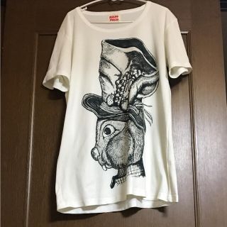 マルコマルカ(MALKOMALKA)のマルコマルカ Tシャツ 帽子屋うさぎ MALKO MALKA(Tシャツ(半袖/袖なし))