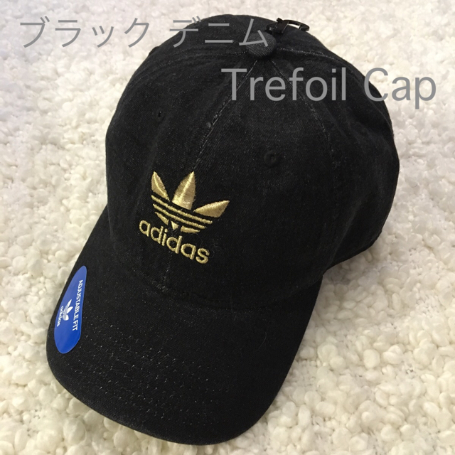 adidas(アディダス)のAdidas Originals アディダスオリジナルス ブラックデニムキャップ メンズの帽子(キャップ)の商品写真