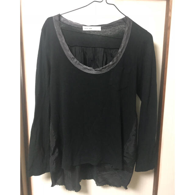 sacai luck(サカイラック)の sacai luck  長袖 カットソー Tシャツ ブラック レディースのトップス(カットソー(長袖/七分))の商品写真