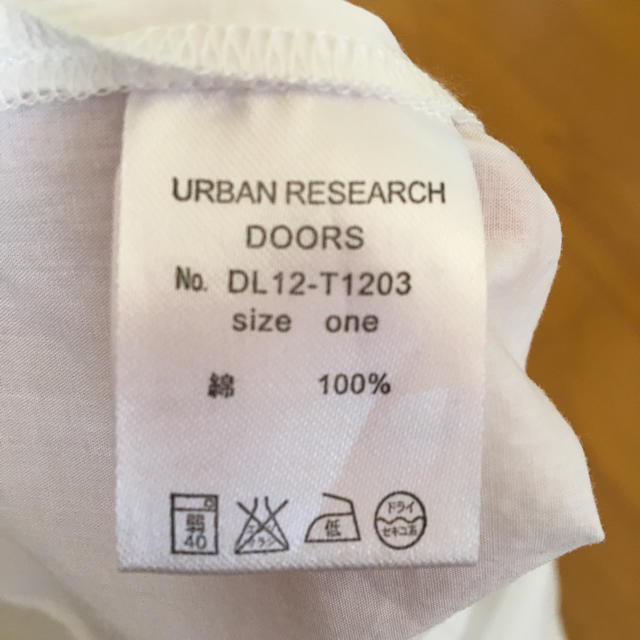 URBAN RESEARCH DOORS(アーバンリサーチドアーズ)の値下げ アーバンリサーチ DOORS カットソー レディースのトップス(カットソー(半袖/袖なし))の商品写真
