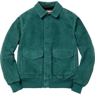 シュプリーム(Supreme)の希少 M Supreme Schott Suede A-2(ライダースジャケット)