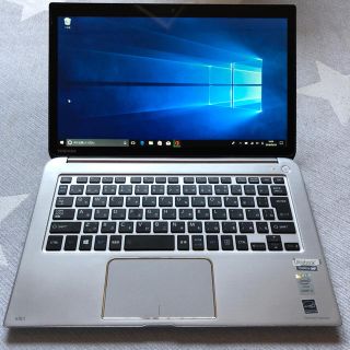 トウシバ(東芝)の東芝 ノート パソコン KIRA V83 13.3 office 付き 初期化済(ノートPC)