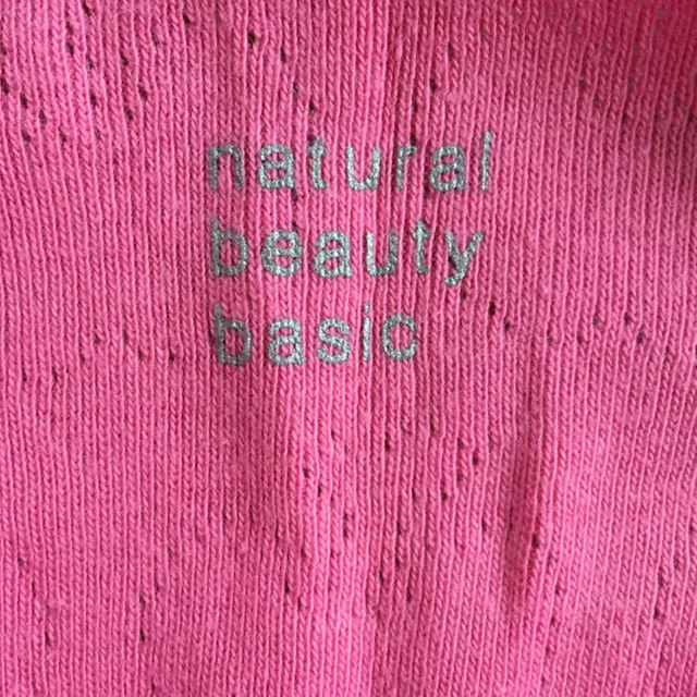 NATURAL BEAUTY BASIC(ナチュラルビューティーベーシック)のナチュラルビューティベーシック naturalbeautybasicタンクトップ レディースのトップス(タンクトップ)の商品写真