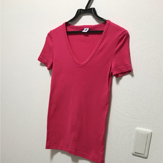 PETIT BATEAU(プチバトー)のプチバトー  petit-bateau ピンク Tシャツ  プチバトー 美品 レディースのトップス(Tシャツ(半袖/袖なし))の商品写真