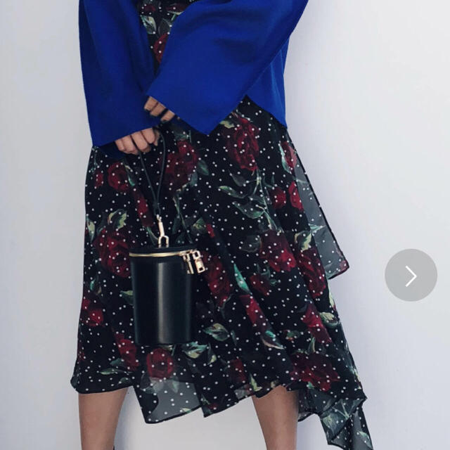 ひざ丈スカート Ameri VINTAGE - ROSE FALL IRREGULAR FLARE SKIRT