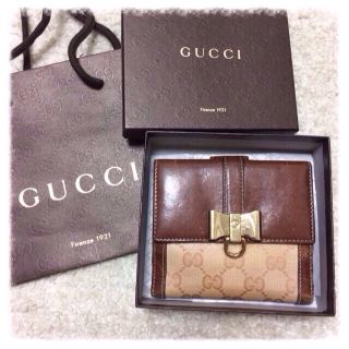 グッチ(Gucci)のGUCCI♡折畳み財布(訳あり)(財布)