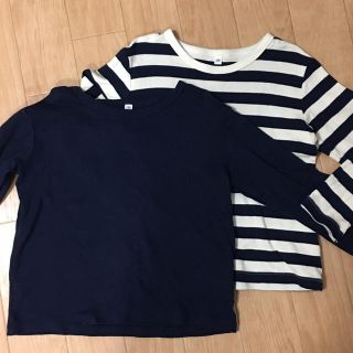 ムジルシリョウヒン(MUJI (無印良品))の専用☆無印良品 長袖Tシャツ ２枚セット(Tシャツ/カットソー)