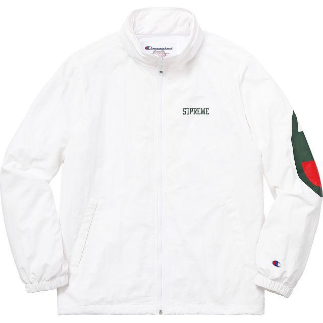 ｓｕｐｒｅｍｅ　Champion Track Jacket White M メンズのジャケット/アウター(その他)の商品写真