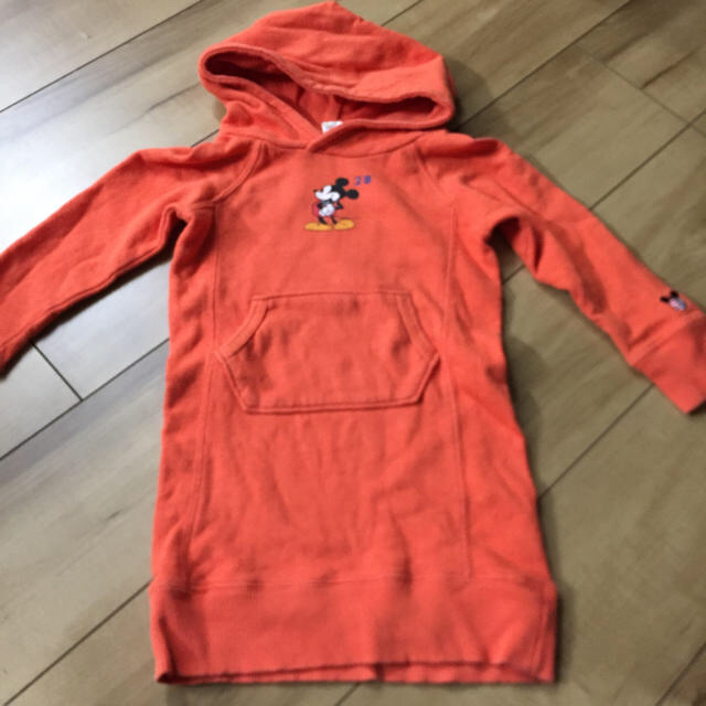 F.O.KIDS(エフオーキッズ)のエフオーキッズ  トレーナーワンピ 100 キッズ/ベビー/マタニティのキッズ服女の子用(90cm~)(Tシャツ/カットソー)の商品写真