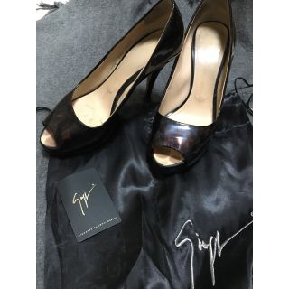 ジュゼッペザノッティ(GIUZEPPE ZANOTTI)のジュゼッペザノッティ ベッコウ柄パンプス(ハイヒール/パンプス)