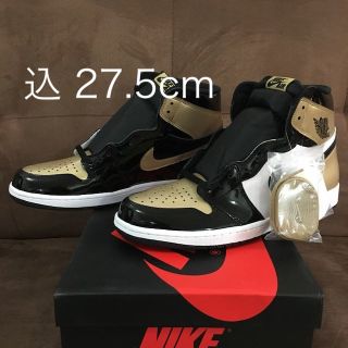 ナイキ(NIKE)の込 US9.5 NIKE AIR JORDAN 1 GOLD TOE(スニーカー)