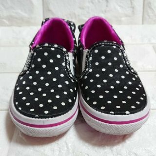 ヴァンズ(VANS)のVANS  ドット  スリッポン16cm(スリッポン)