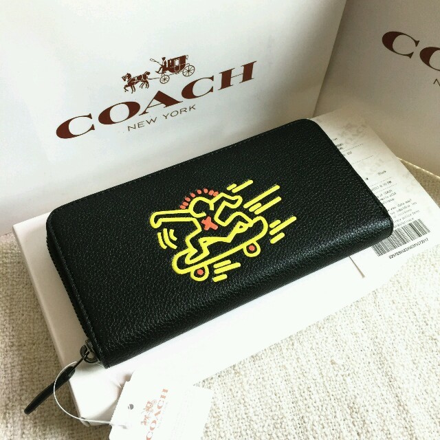 coach F87107 限定　キースヘリングコラボ