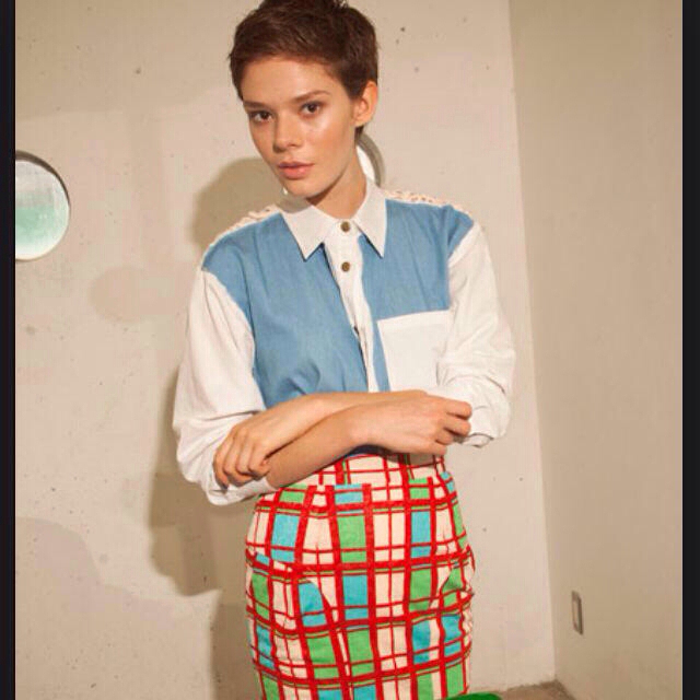 Lily Brown(リリーブラウン)の新品○LilyBrownマルチカラーsk レディースのスカート(ミニスカート)の商品写真