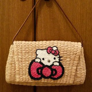 ハローキティ(ハローキティ)のHELLO KITTY×ANOTHER EDITION カゴバッグ(かごバッグ/ストローバッグ)