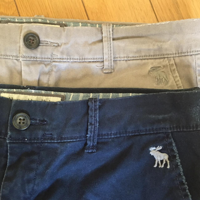 Abercrombie&Fitch(アバクロンビーアンドフィッチ)のアバクロ ショートパンツ 2枚 レディースのパンツ(ショートパンツ)の商品写真