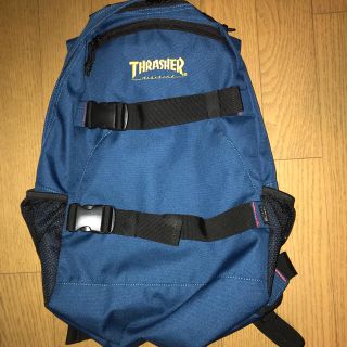 スラッシャー(THRASHER)の新品未使用品 THRASHER 青 ブルー BACKPACK(リュック/バックパック)