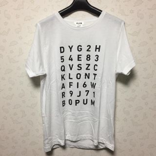 KLON Tシャツ ホワイト Mサイズ(Tシャツ/カットソー(半袖/袖なし))