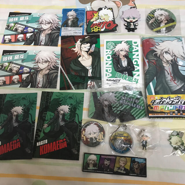 狛枝 凪斗 ダンガンロンパ エビテン 遺影 アクリル バッジ 10周年