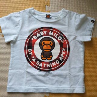 アベイシングエイプ(A BATHING APE)のape  tee kids milo キッズ用(Tシャツ/カットソー)