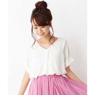 ハッシュアッシュ(HusHush)の2017年7月購入 HusHusH♡タックドレープブラウス(シャツ/ブラウス(半袖/袖なし))