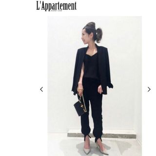 アパルトモンドゥーズィエムクラス(L'Appartement DEUXIEME CLASSE)のコルピエロ 36 ドゥーズィエムクラス Col Pierrotリブパンツ (カジュアルパンツ)