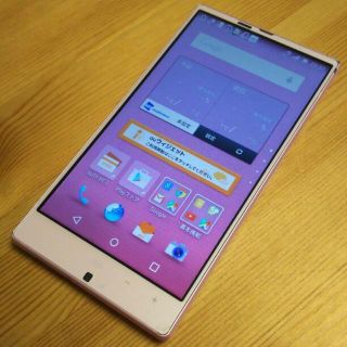 シャープ(SHARP)の◆AQUOS SERIE SHL25◆ピンク◆本体◆中古◆送料無料◆(スマートフォン本体)