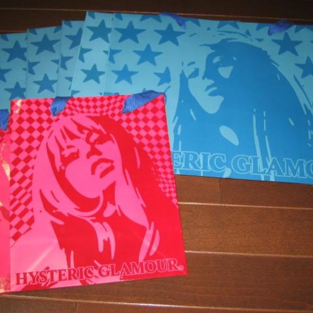 HYSTERIC GLAMOUR(ヒステリックグラマー)のヒステリックグラマーショップ袋　8枚セット  レディースのバッグ(ショップ袋)の商品写真