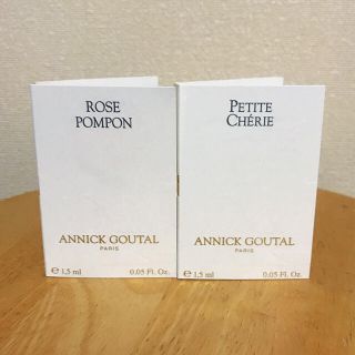 アニックグタール(Annick Goutal)のアニックグタール☆プチシェリー&ローズポンポン(香水(女性用))