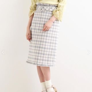 マジェスティックレゴン(MAJESTIC LEGON)のマジェ 美品 チェックスカート 🌼(ひざ丈スカート)