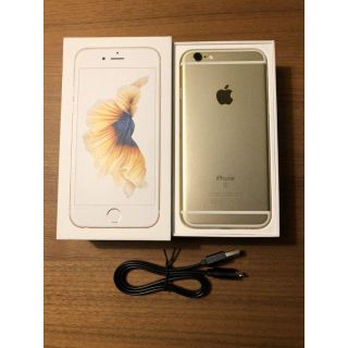 アップル(Apple)の⑧送料無料iphone 6sゴールド64GB金SIMフリーバッテリー新品Gold(スマートフォン本体)