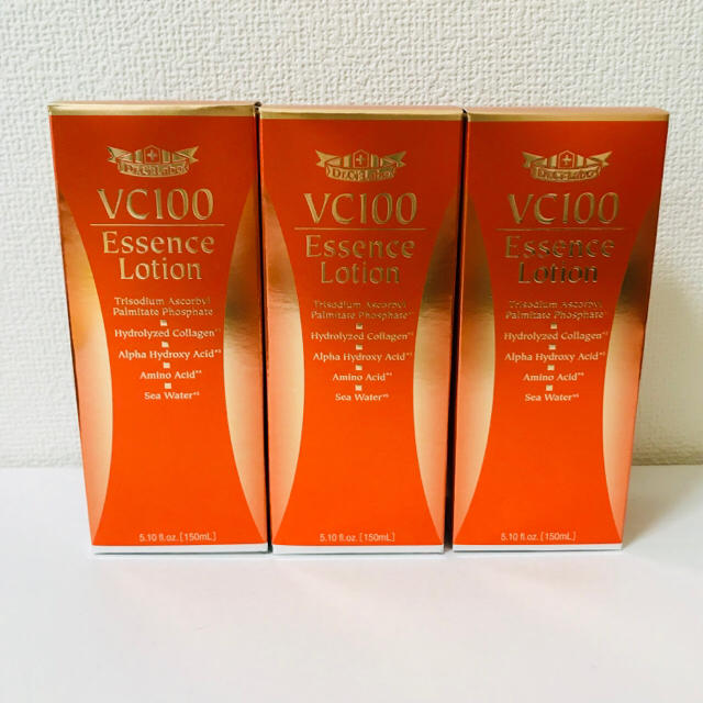 Dr.Ci Labo(ドクターシーラボ)の【新品】VC100エッセンスローション 150ml 3本 コスメ/美容のスキンケア/基礎化粧品(化粧水/ローション)の商品写真