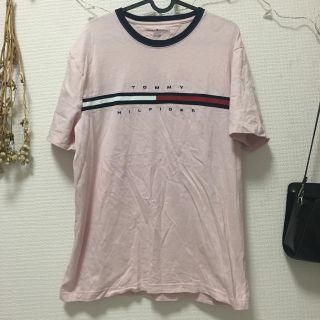 トミーヒルフィガー(TOMMY HILFIGER)のトミーヒルフィガー ピンク tシャツ(Tシャツ(半袖/袖なし))