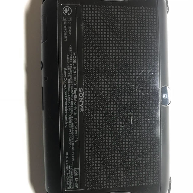 PlayStation Vita - PS vita 1000型 ブラックの通販 by yuutoui's shop