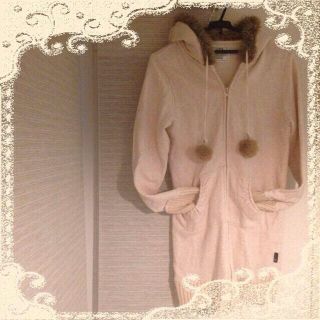 ダブルクローゼット(w closet)のふわふわ🎀ファー  パーカ(パーカー)