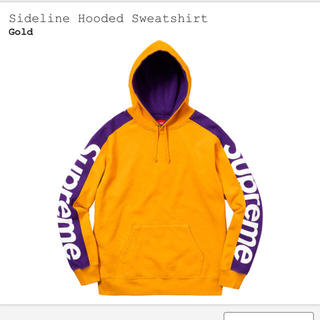 シュプリーム(Supreme)の希少M）込みSupreme sideline Hooded sweatshirt(パーカー)