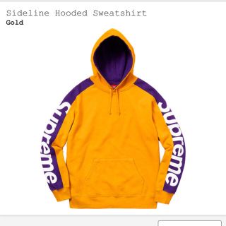 シュプリーム(Supreme)の希少M）込みSupreme sideline Hooded sweatshirt(パーカー)