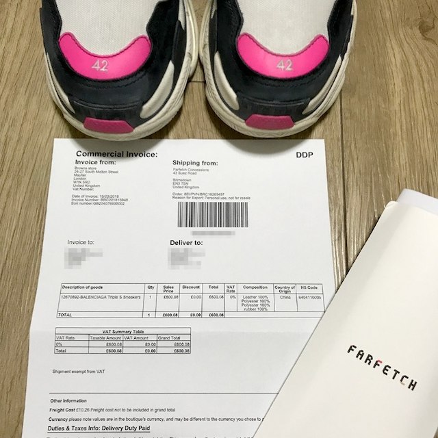 Balenciaga(バレンシアガ)の【ラブちゃん様専用】42 Balenciaga Triple S ピンク レディースの靴/シューズ(スニーカー)の商品写真