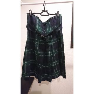 ブラックコムデギャルソン(BLACK COMME des GARCONS)のブラックコムデギャルソン タータンチェックスカート(ひざ丈スカート)