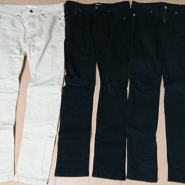 GU(ジーユー)のデニム スキニー 6点セット メンズのパンツ(デニム/ジーンズ)の商品写真