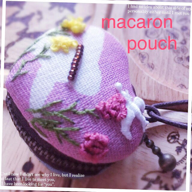 mina perhonen(ミナペルホネン)のminäʚϊɞ✨テンコ様専用✨プチな♥macaronpouch ミナ ペルホネン ハンドメイドのファッション小物(その他)の商品写真